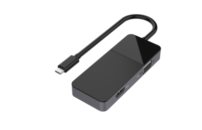 LMP USB-C zu HDMI & VGA Dual Adapter, USB-C (m) zu HDMI (f) & VGA (f)