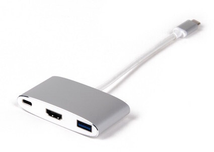 LMP USB-C HDMI & USB 3.0 Multiport Adapter, silber