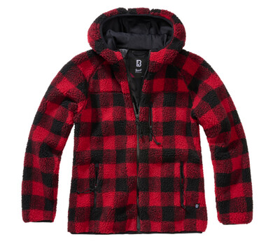 Женская куртка Teddy, red/black Brandit