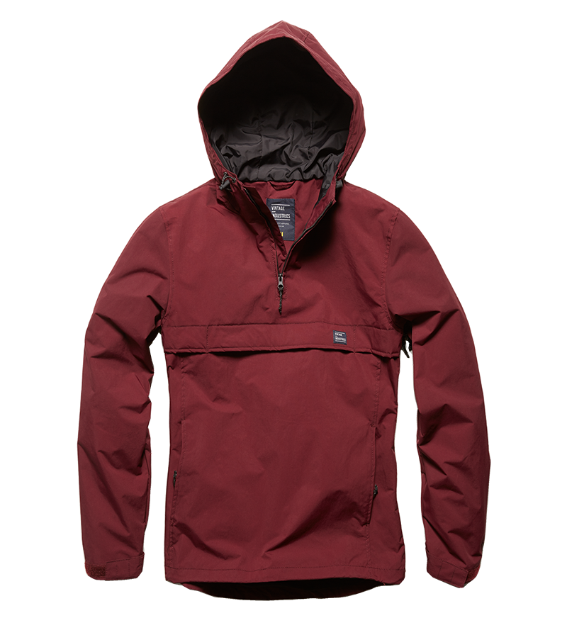 Мужской анорак Shooter Anorak burgundy Vintage Industries