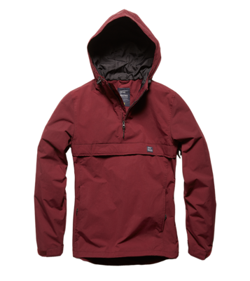 Мужской анорак Shooter Anorak burgundy Vintage Industries