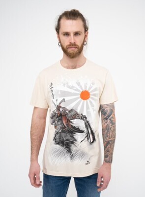 Мужская футболка Samurai   Beige  Devilfish