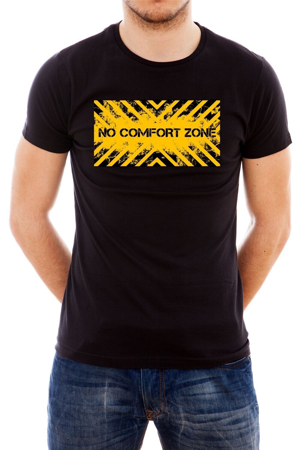 Мужская футболка  с принтом NO COMFORT ZONE  T-hub