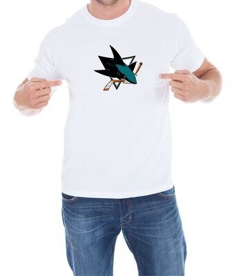 Мужская футболка с принтом San Jose Sharks  T-hub (основа SAMO)