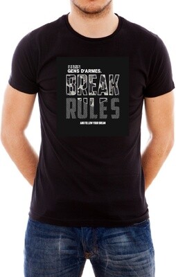 Мужская футболка с принтом Break Rules  T-hub