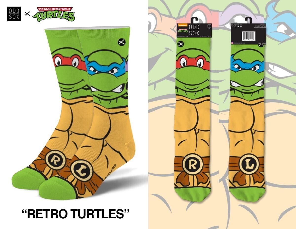 Носки Retro Turtles 360 ODD SOX