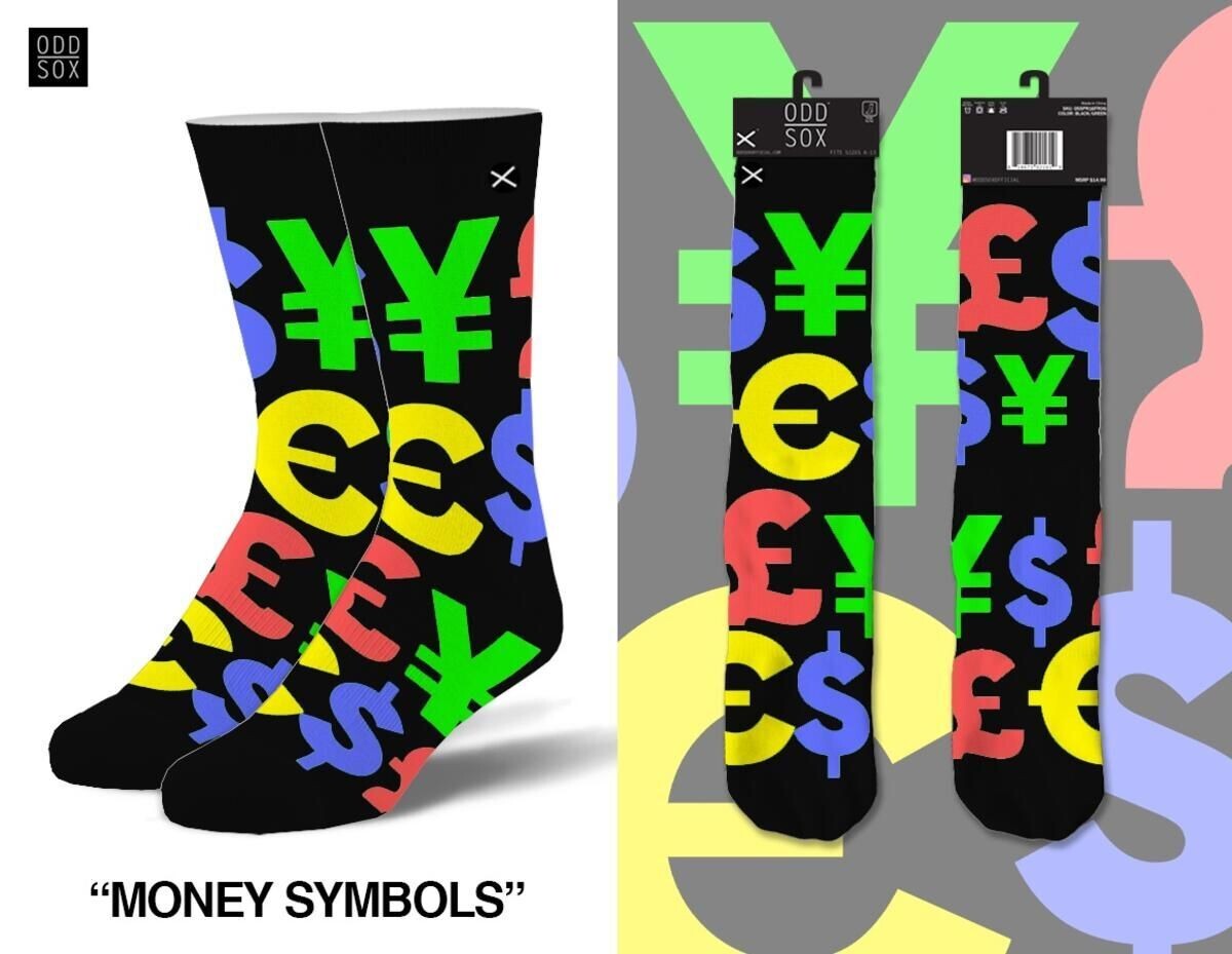 Носки MONEY SYMBOLS MULTI  ODD SOX