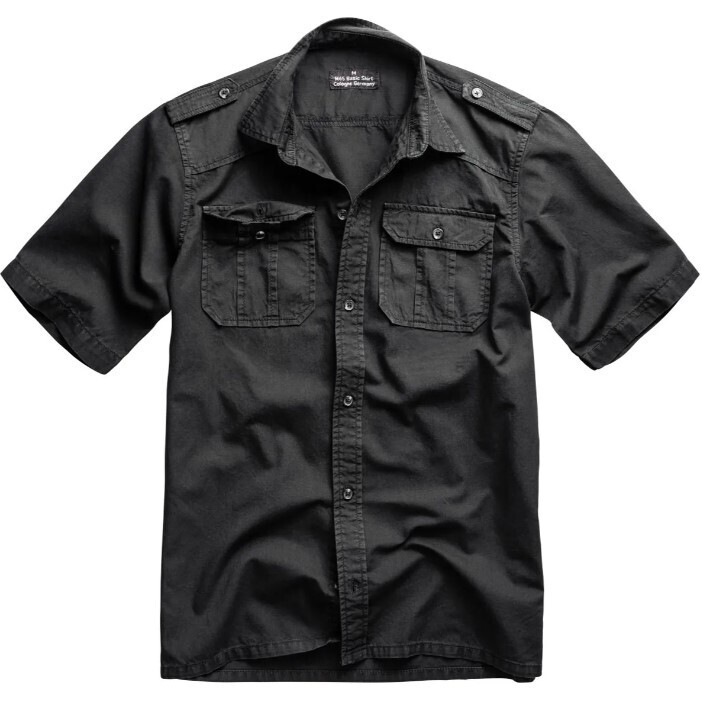 Мужская рубашка с коротким рукавом M65 Black Surplus