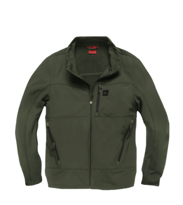 Мужская легкая куртка RENZO Softshell Dark Olive Vintage Industries