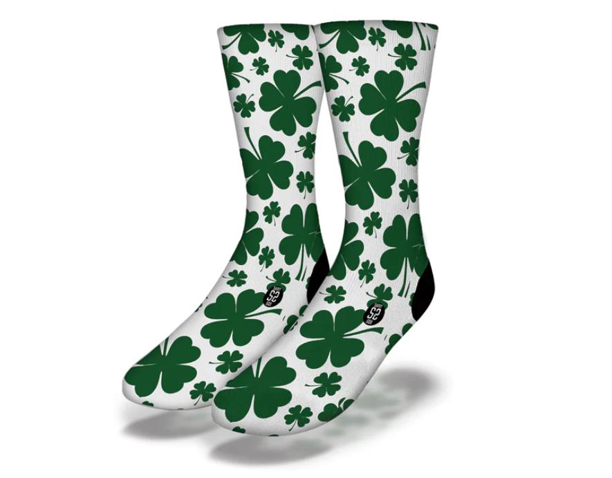 Носки CLOVER ATTACK Funny St Patrick&#39;s Day  SavvySox