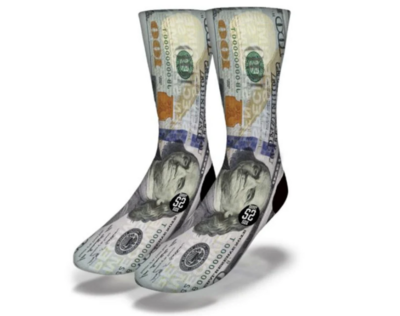 Носки 100 Dollar Bill  SavvySox