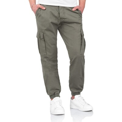 Мужские брюки джоггеры карго с карманами Bad Boys Pants Olive Surplus