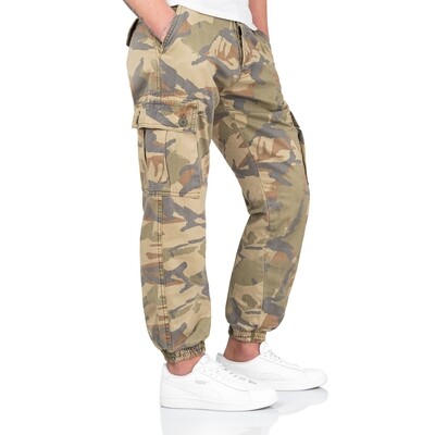 Мужские брюки джоггеры карго камуфляжные Bad Boys Pants 4colorcamo  Surplus