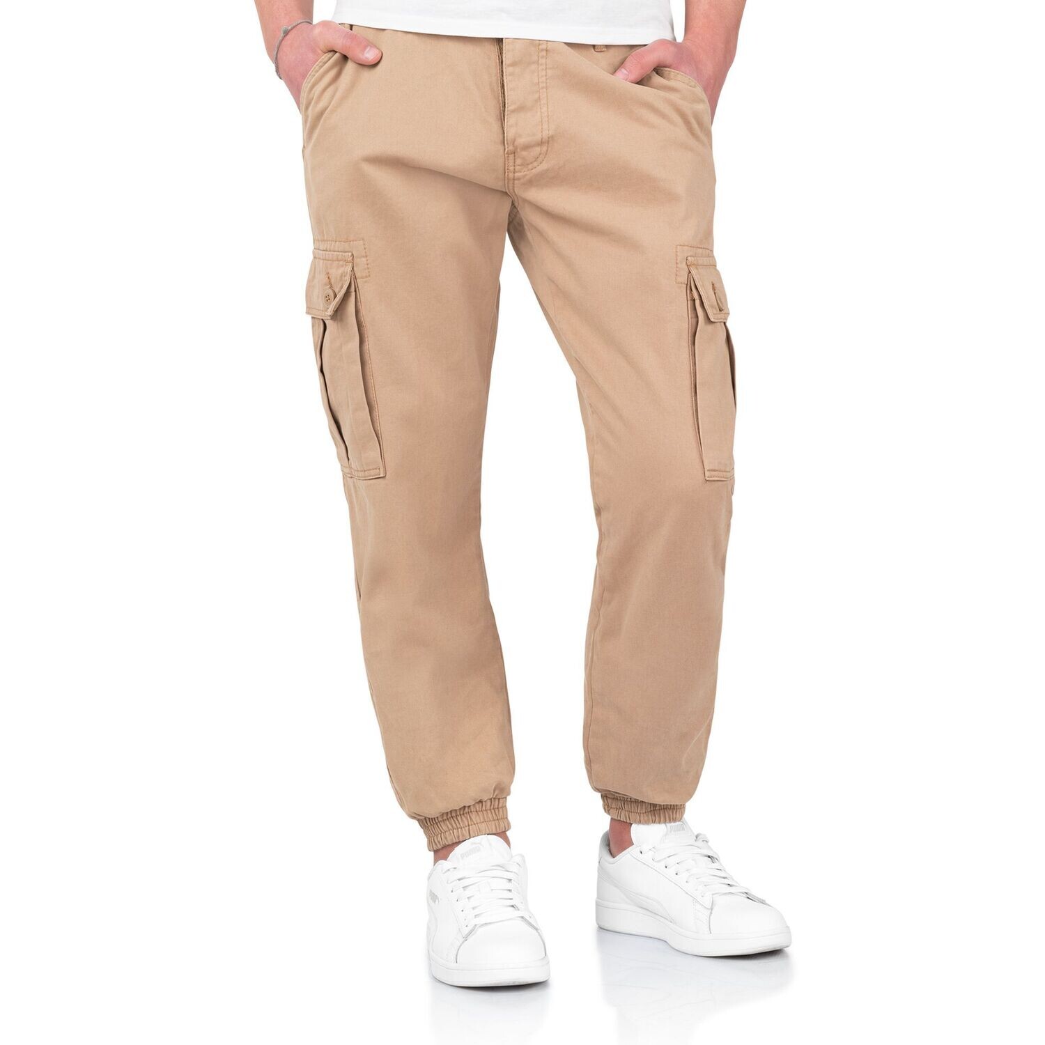 Мужские брюки джоггеры карго Bad Boys Pants Beige Surplus