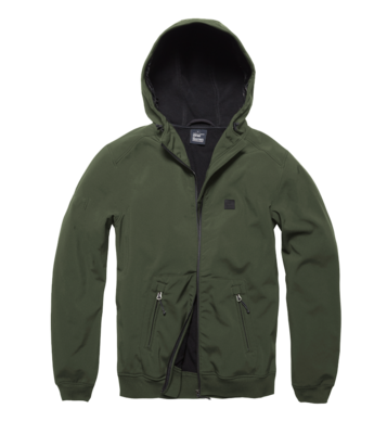 Мужская куртка Ashore softshell, dark olive  Vintage Industries