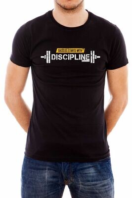 Мужская футболка с принтом DISCIPLINE  IRONVILLE