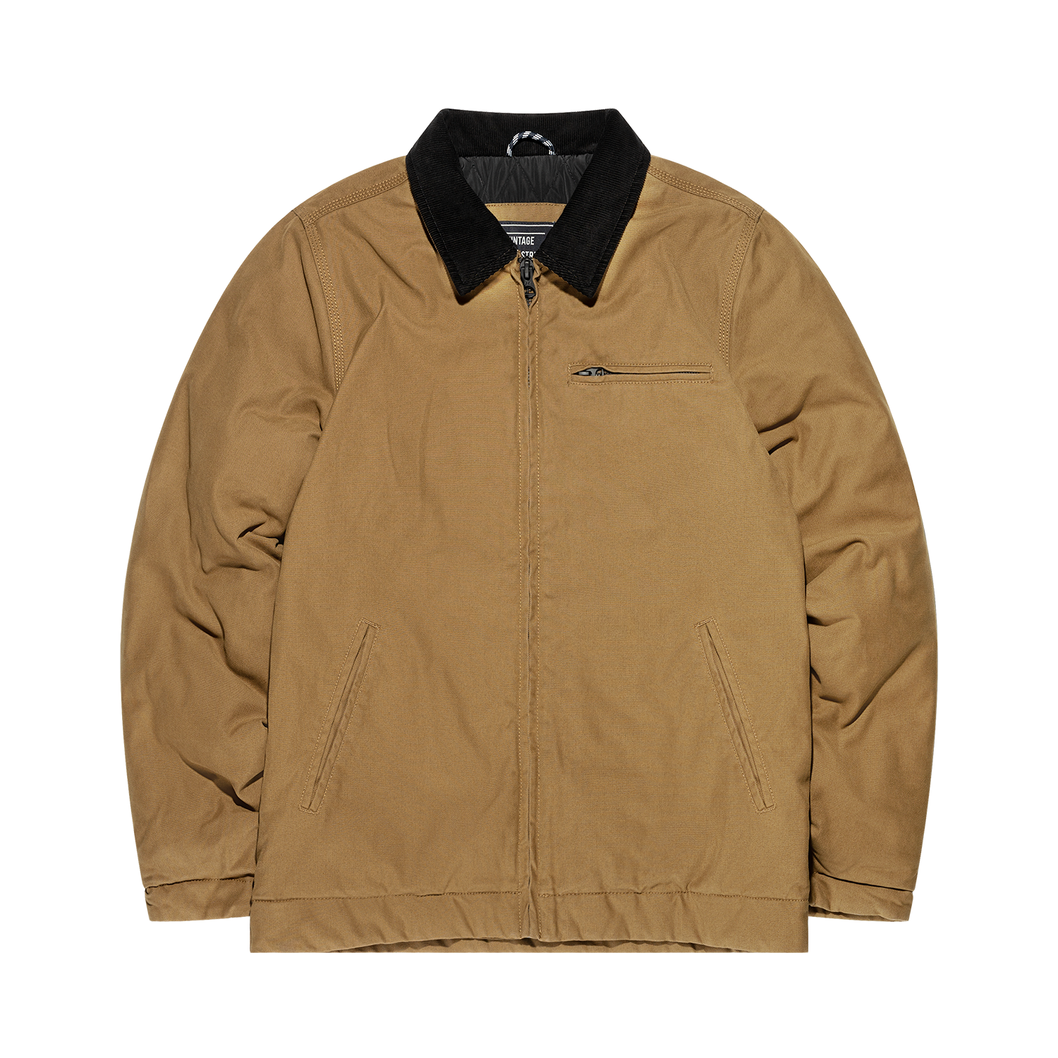 Мужская демисезонная утеплённая куртка Osker Vintage Industries, Dark Tan