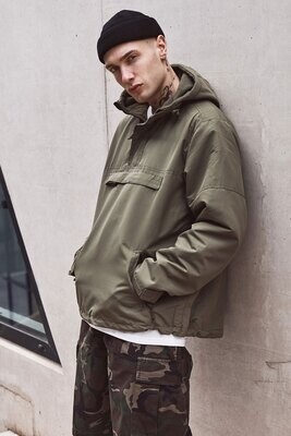 Мужской флисовый анорак Windbreaker Brandit,  Olive