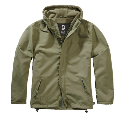 Мужская легкая куртка WINDBREAKER Frontzip Brandit, оливковый цвет