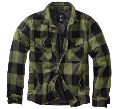 Мужская утеплённая куртка Lumber, black-olive Brandit