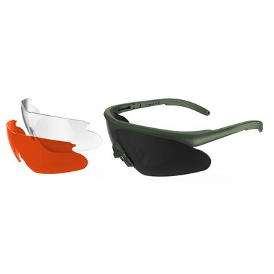 Солнцезащитные спортивно-тактические очки SWISS EYE® RAPTOR PRO, Black