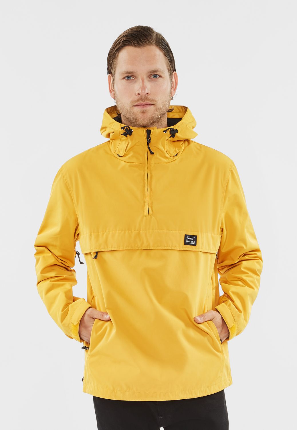 Мужская куртка-анорак c карманом Shooter Anorak Yellow Vintage Industries