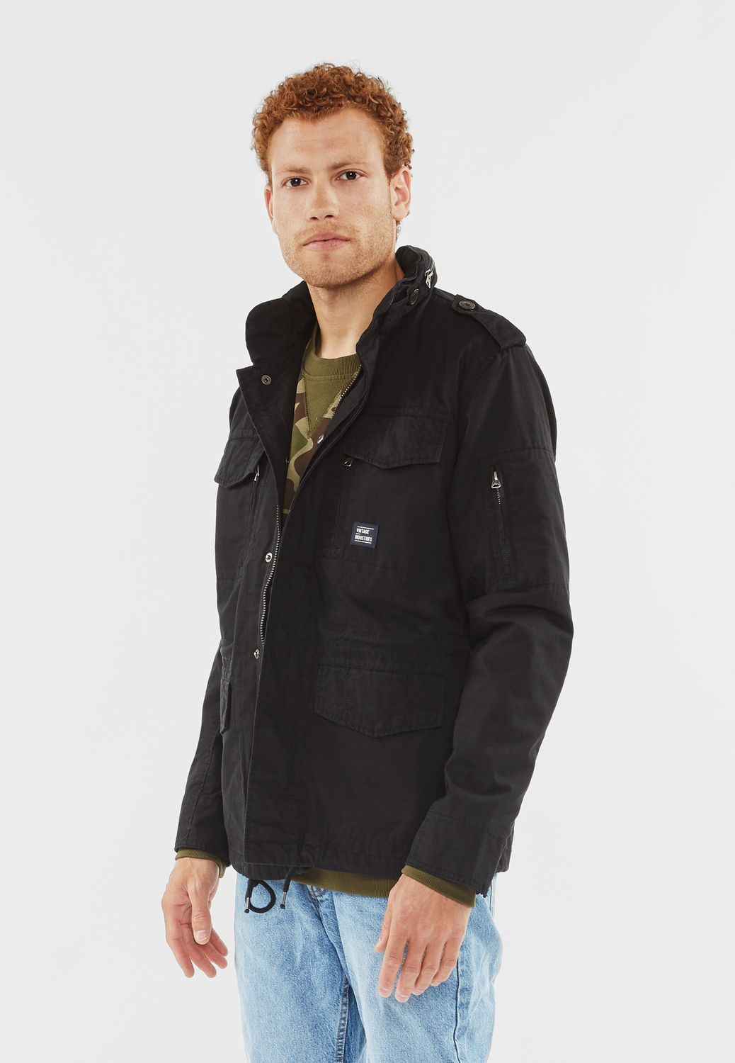 Мужская легкая куртка Cranford Black Vintage Industries