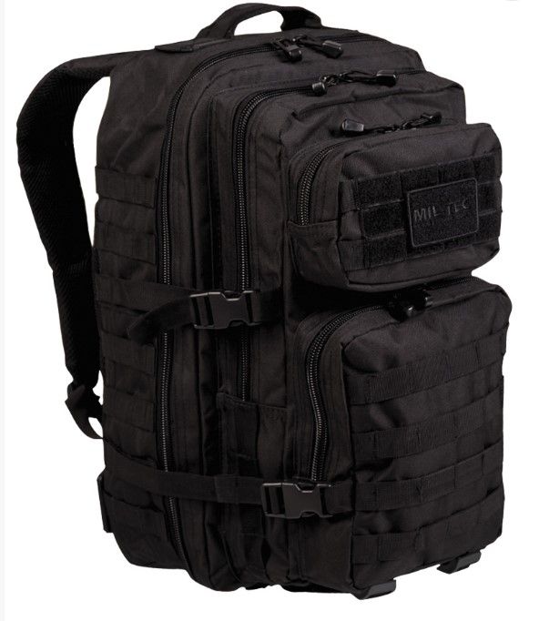 Рюкзак US ASSAULT PACK LG Mil-Tec, Black