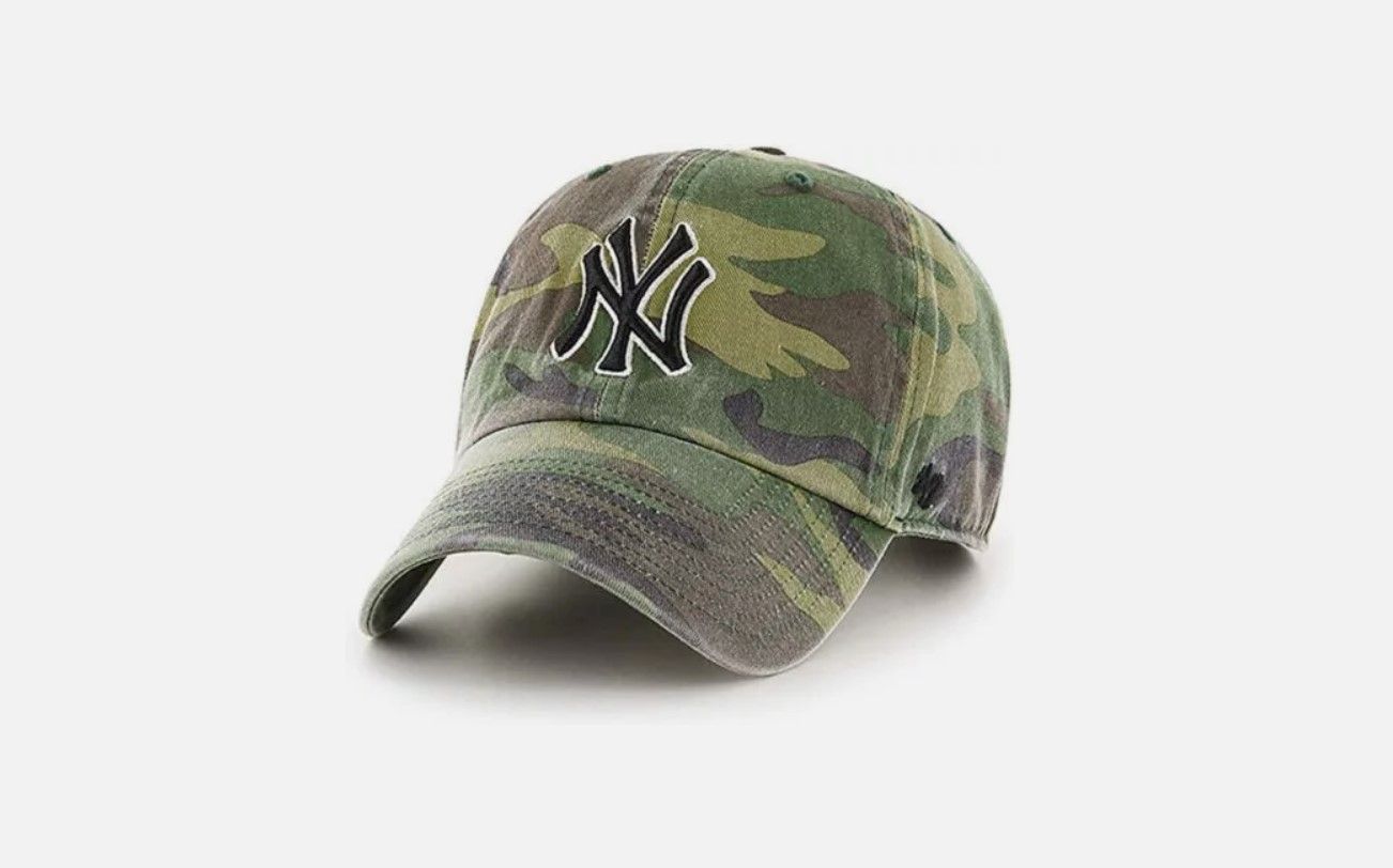 Редкая бейсболка New York Yankees Camo 47 Brand