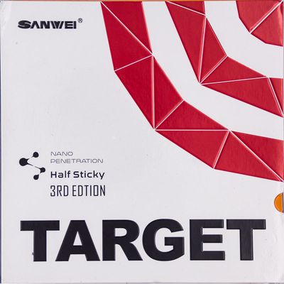 Накладка на ракетку для настольного тенниса SANWEI Target 3rd Edition Red/Black