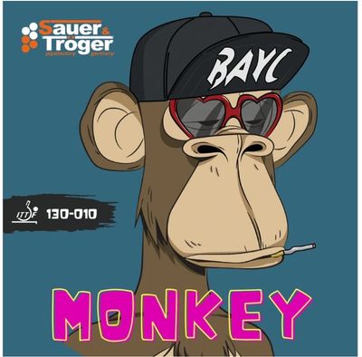 Накладка на ракетку для настольного тенниса MONKEY от Sauer&amp;Troeger
