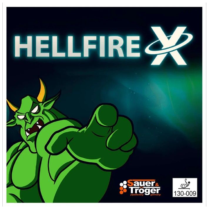 Накладка на ракетку длинные шипы HELLFIRE X от Sauer&amp;Troeger