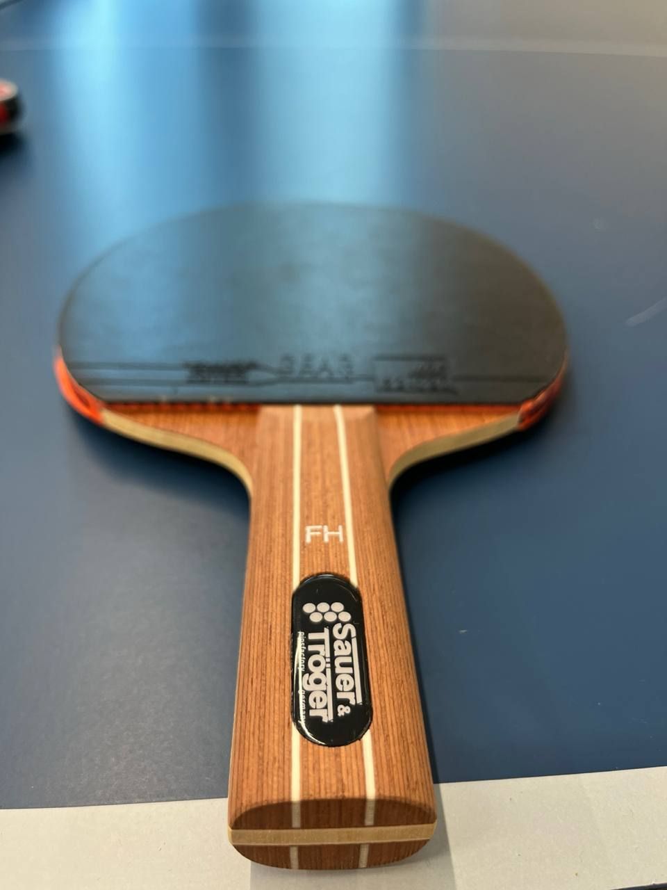 Готовая ракетка Sauer &amp; Tröger Firestarter + Sanwei Gear Hyper + SCHMERZ длинные шипы