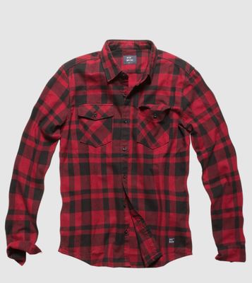 Мужская рубашка в клетку Austin Vintage Industries, red check