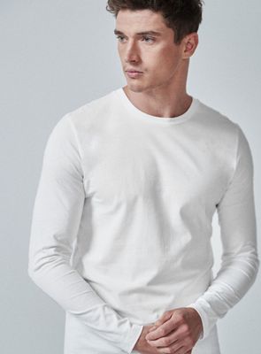 Мужской лонгслив White Gens D'Armes