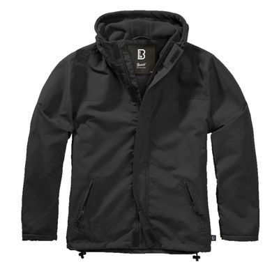 Мужская легкая куртка WINDBREAKER Frontzip Brandit, Black