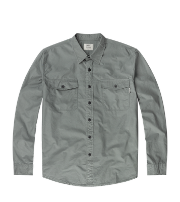 Мужская рубашка с длинным рукавом BOSTON, pewter  Vintage Industries