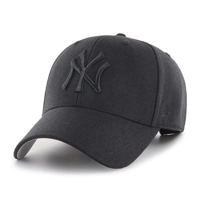 Кепка бейсболка New York Yankees Black/Black 47 MVP