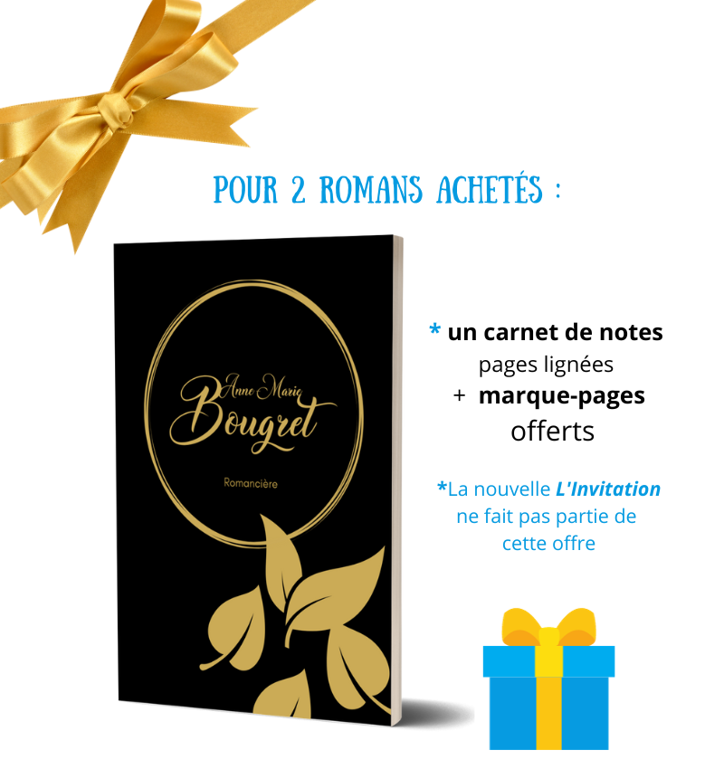 Carnet de notes offert pour 2 romans achetés