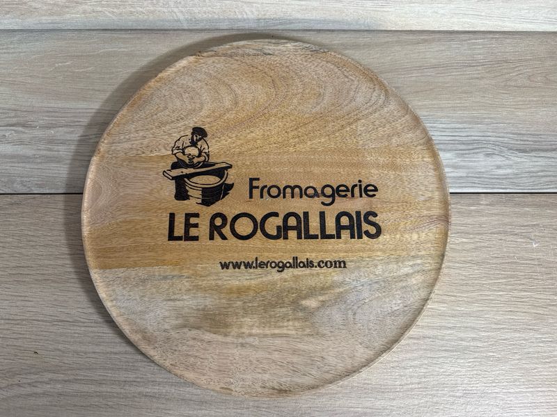 Plateau en bois diamètre 33