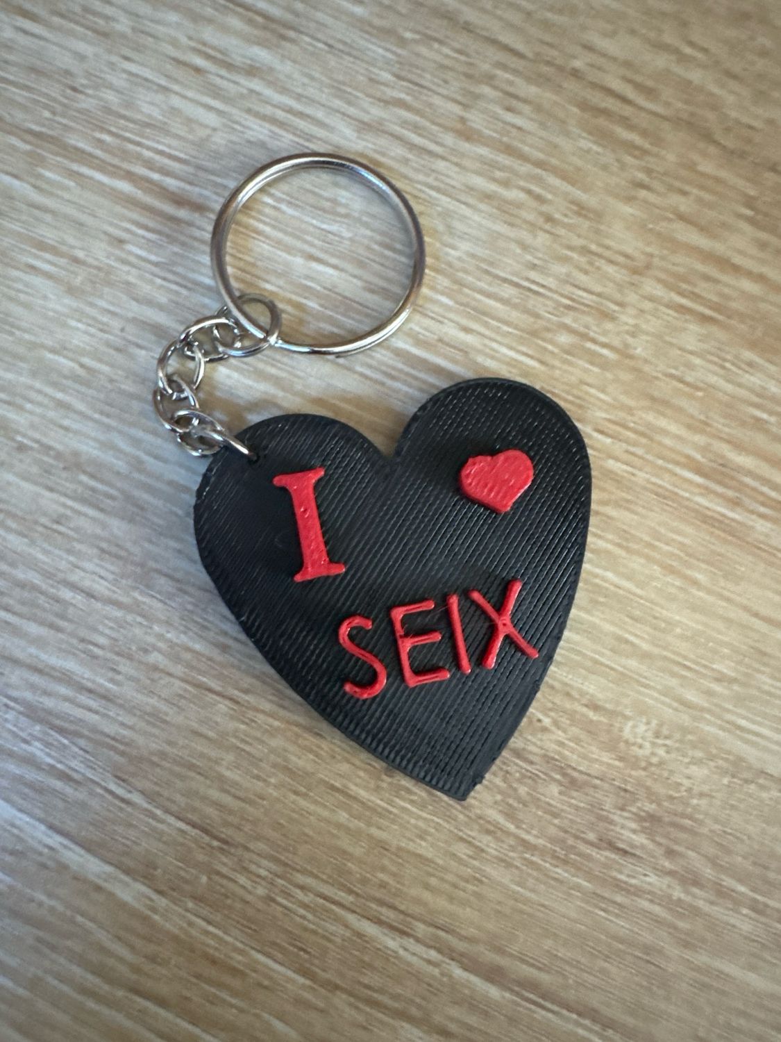 Porte clé      I ❤️ Seix