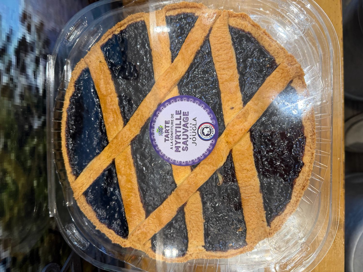 Tarte myrtilles sauvages 