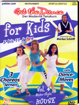 DVD GET THE DANCE FOR KIDS HOUSE