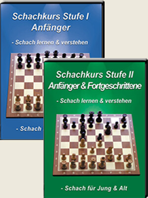 DVD PAKET SCHACH Stufe 1+2