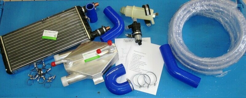 VW Bus T3 Ladeluftkühlung Wasser 1,9TDI 1z AFN AHU Intercooler System TDI Conversion