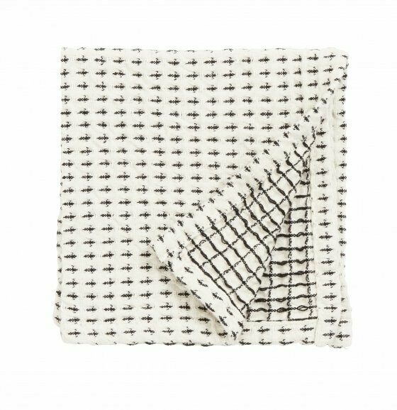 Lot de 2 serviettes de table en coton lavé