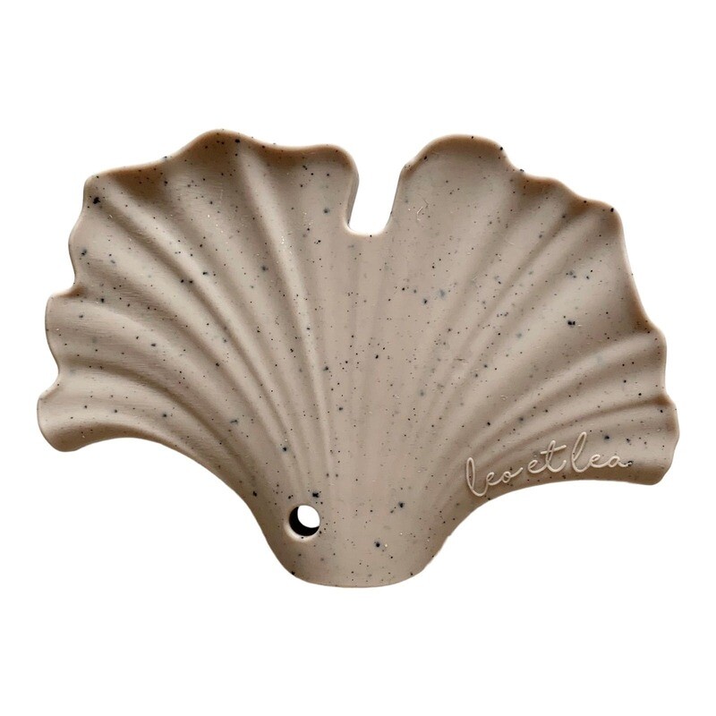 Hochet ginkgo beige