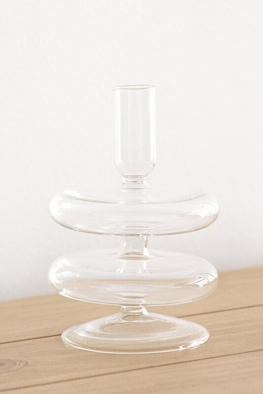 Petit bougeoir verre