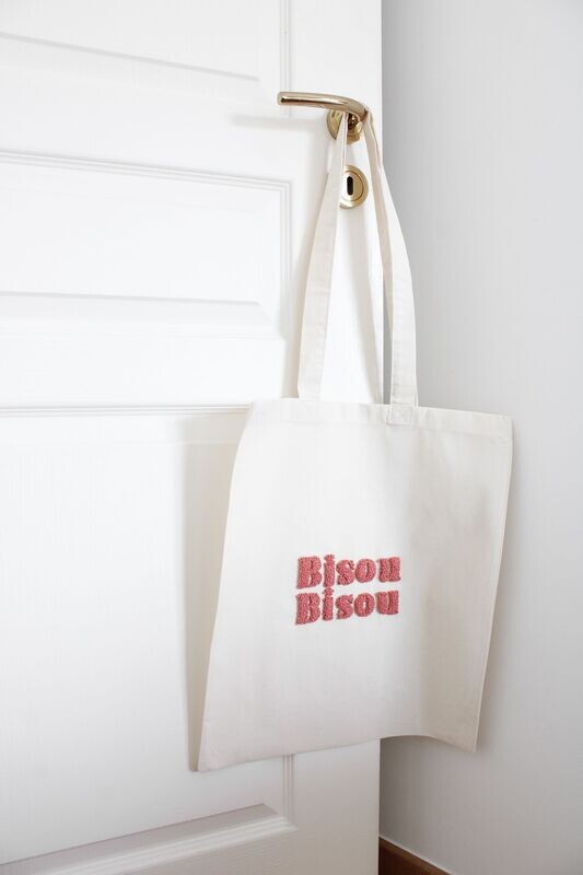 Tote bag bisou bisou