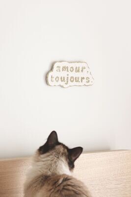 Amour, toujours. broderie